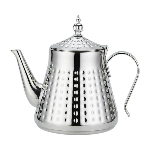 deevoka Stainless Steel Tea Kettle Compact Tea Maker for Dinner Small Gathering Home 1.3L