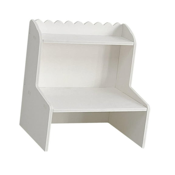 deevoka Storage Rack 2 Layer Decoration Cosmetic Storage Tabletop Books Holder Stand