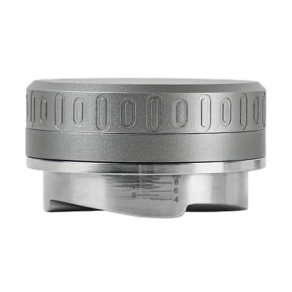 deevoka Tamper Espresso Distribution Tool Coffee Leveler Tool Professional 58mm Gray