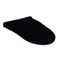 thumbnail image 1 of deevoka Toilet Lid Seat Cover Soft Bathroom Seat Protector for Home Restaurant Hotel black, 1 of 9