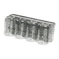 thumbnail image 1 of deevoka Toothbrush Holder for Bathrooms with Cup Set Toothbrush Rack for Shower cup Gray, 1 of 9