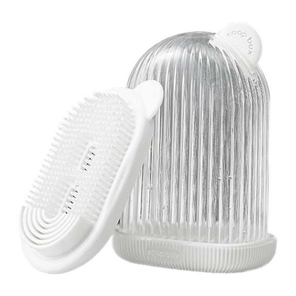 deevoka Travel Soap Container Portable Soap Bar Holder with Lid Leakproof Soap
