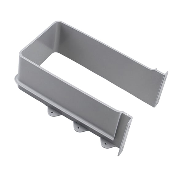 deevoka U Shape Under Sink Basin Drain Pipe Cover Parts for Bathroom Cabinet Kitchen Height 9.07 cm