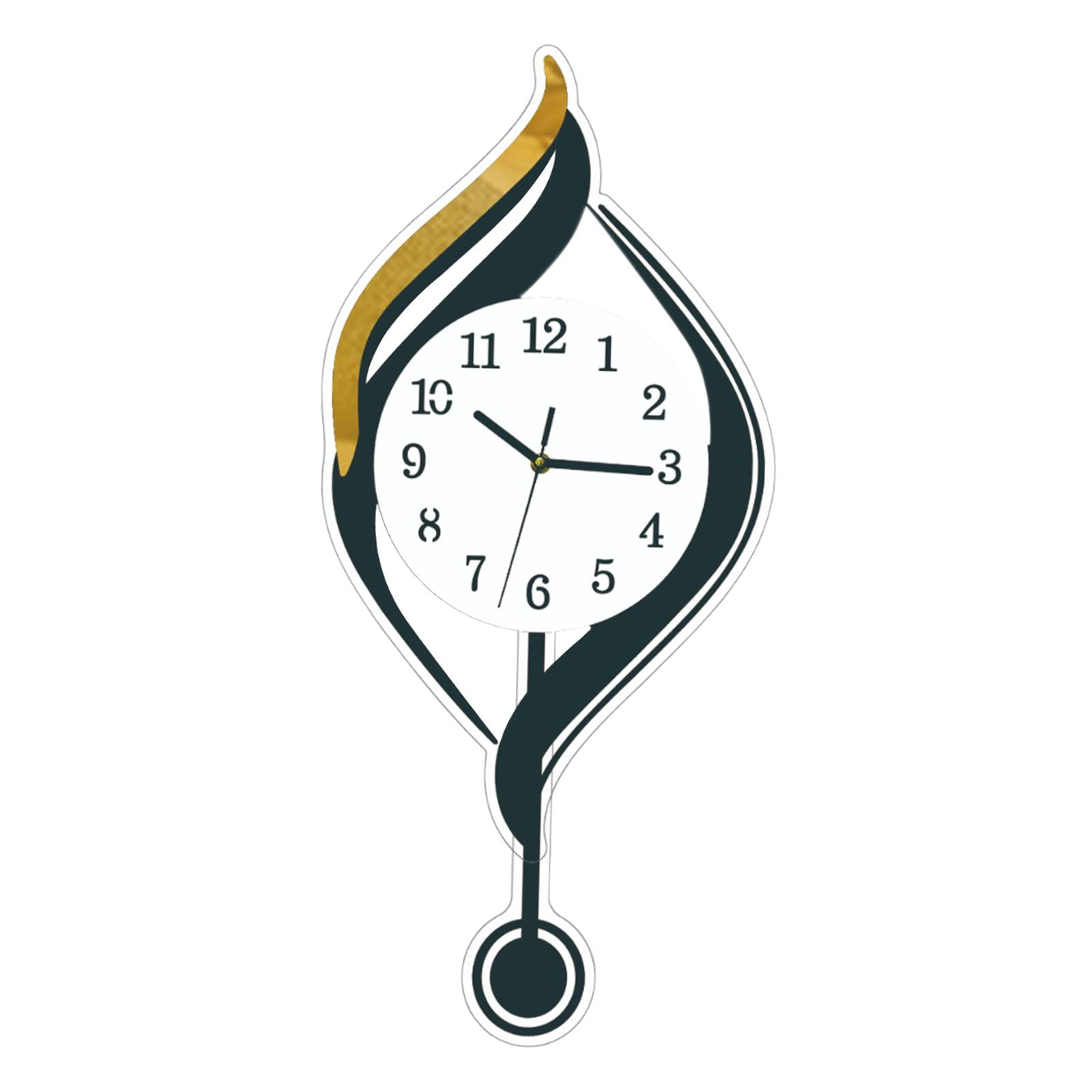 deevoka Wall Clock Arabic Numbers Analog Simple for Living Room for ...