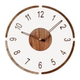 thumbnail image 1 of deevoka Wall Hanging Clock Diameter 30cm Decorative for Bathroom Living Room Kitchen 12 Numbers, 1 of 9