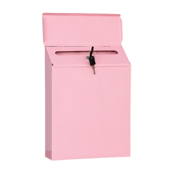 deevoka Wall Mounted Mailbox Postbox Sturdy Modern Simple Letter Box Mail Box