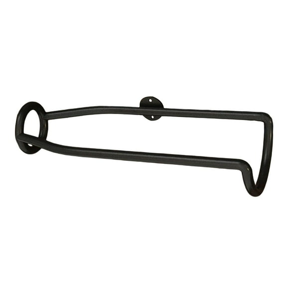 deevoka Wall Mounted Rack Durable Metal Holder for Kitchen Dining Room Bar Black
