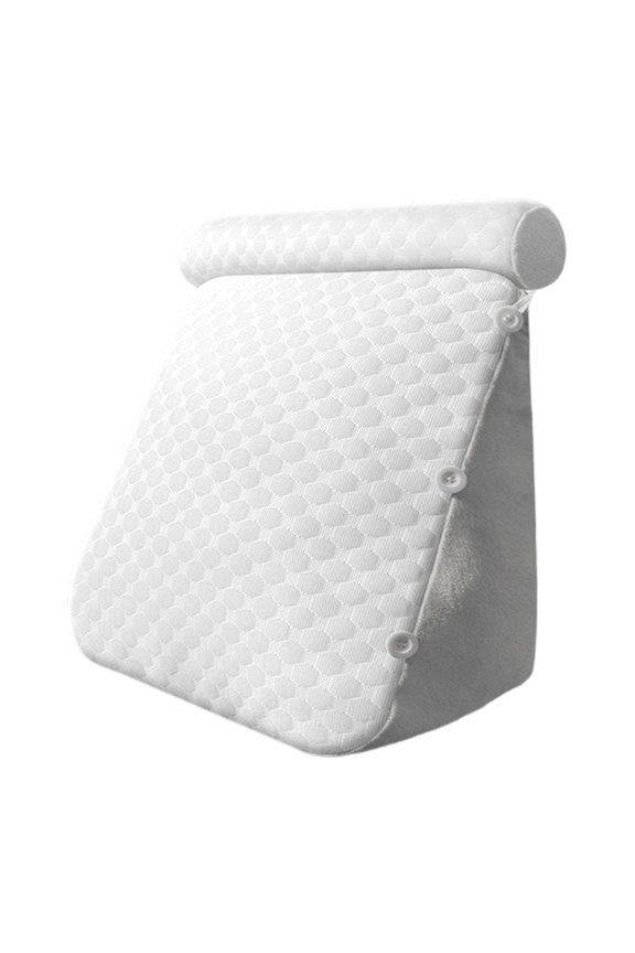 Wedge Pillow Headboard Soft Multi Functional Triangle for Gifts for Mom Sofa grey