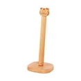 thumbnail image 1 of deevoka Wood Paper Towel Holder Countertop Freestanding Paper Towel Dispenser Paper Roll Height 34.5cm, 1 of 9