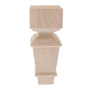 deevoka Wood Plinth Leg Furniture Legs,Furniture footstand DIY Replacement Gold for Cabinet Cupboard Sofa Couch B-15