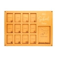 thumbnail image 1 of deevoka Wooden School Picture Frame Pre K to 12 40x30cm for Any Interior Lightweight Orange, 1 of 9