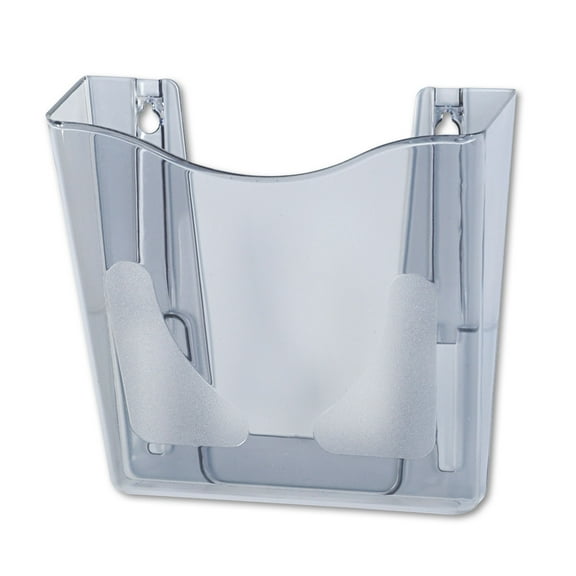 deflecto DocuPocket Portrait Wall File Pocket, A4/Magazines/Portfolios, Smoke