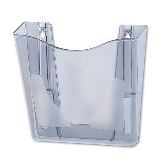 deflecto DocuPocket Portrait Wall File Pocket, A4/Magazines/Portfolios, Smoke