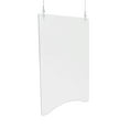 thumbnail image 1 of deflecto Hanging Barrier, 23.75" x 35.75", Acrylic, Clear, 2/Carton -DEFPBCHA2436, 1 of 2