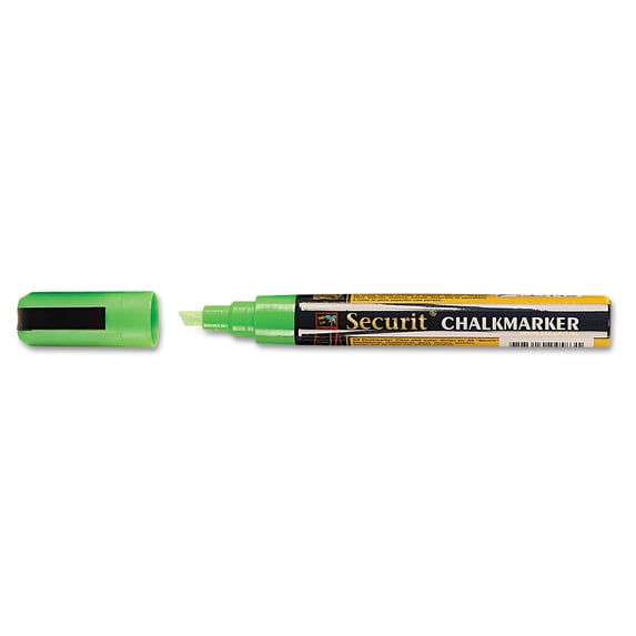 deflecto Liquid Chalk Marker, Chisel, Assorted, 4/Pack