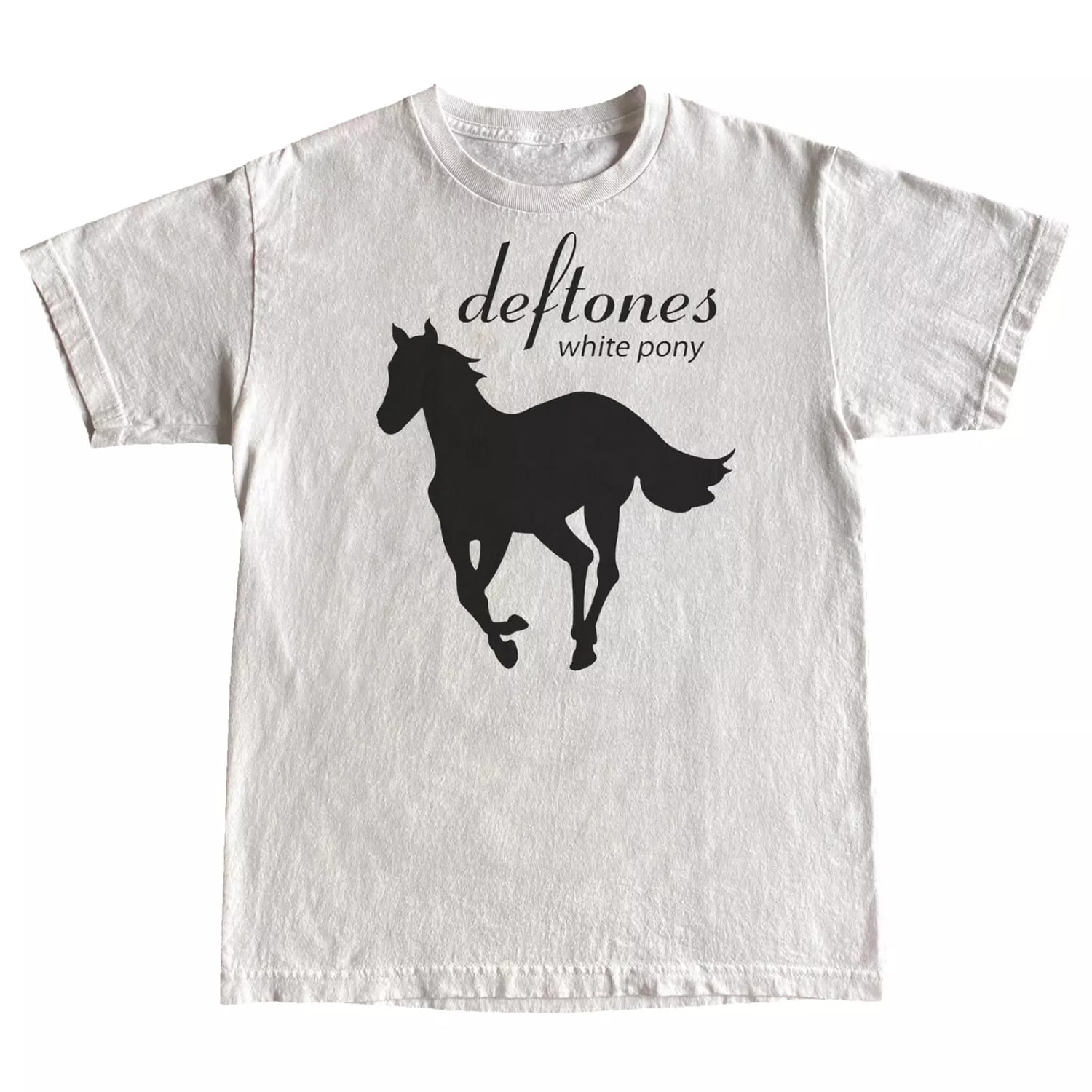 Deftones white pony shirt on sale