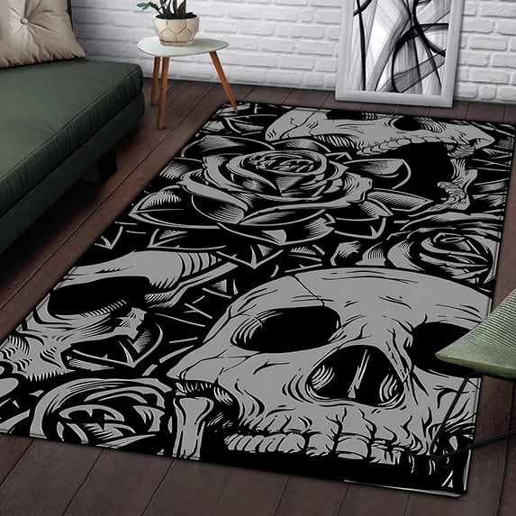 del giorno dei morti messicani per soggiorno decorazioni per la casa divano tavolo tappeti per grandi aree camera da letto comodino tappetino antiscivolo zerbino