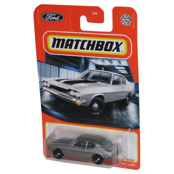Matchbox Silver 1970 Ford Capri (2020) Metal Toy Car 18/100