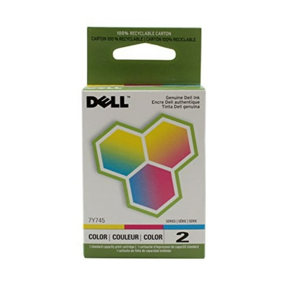 dell 7y745 oem ink - (series 2) a940 standard resolution color ink (oem# 310-3541 310-4633 330-0048)