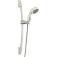 thumbnail image 1 of delta 75802sn adjustable height hand held shower head with 28 inch slide bar package, satin nickel, 1 of 2