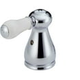 thumbnail image 1 of delta faucet h277 leland, two porcelain lever handle kit, chrome, 1 of 3