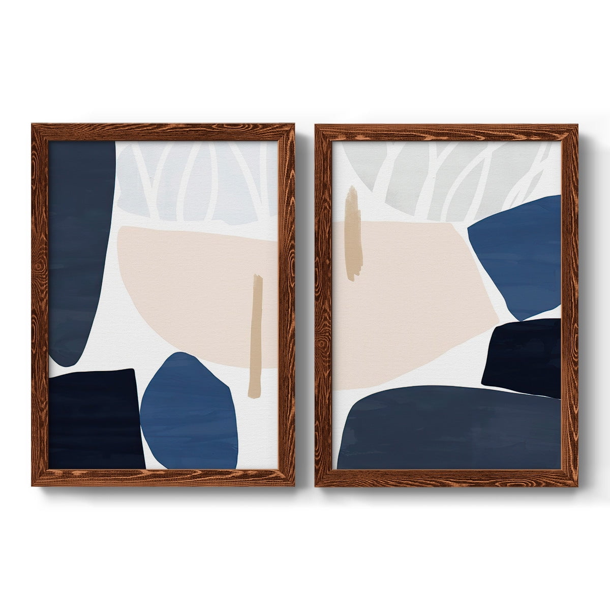 Denim and Sand I - Premium Framed Canvas - Ready to Hang