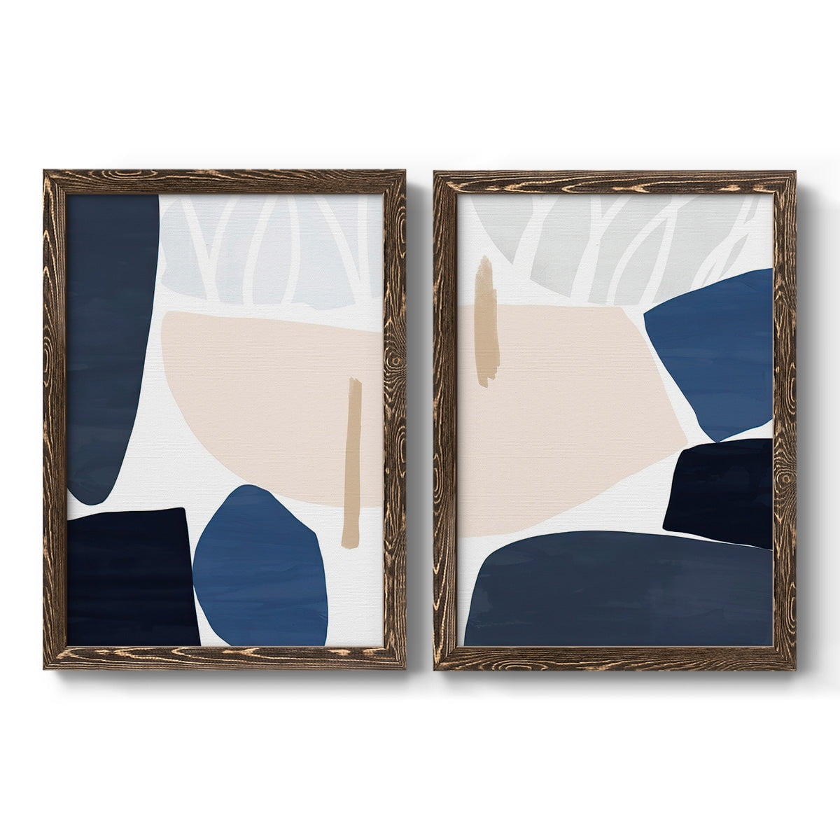 Denim and Sand I - Premium Framed Canvas - Ready to Hang