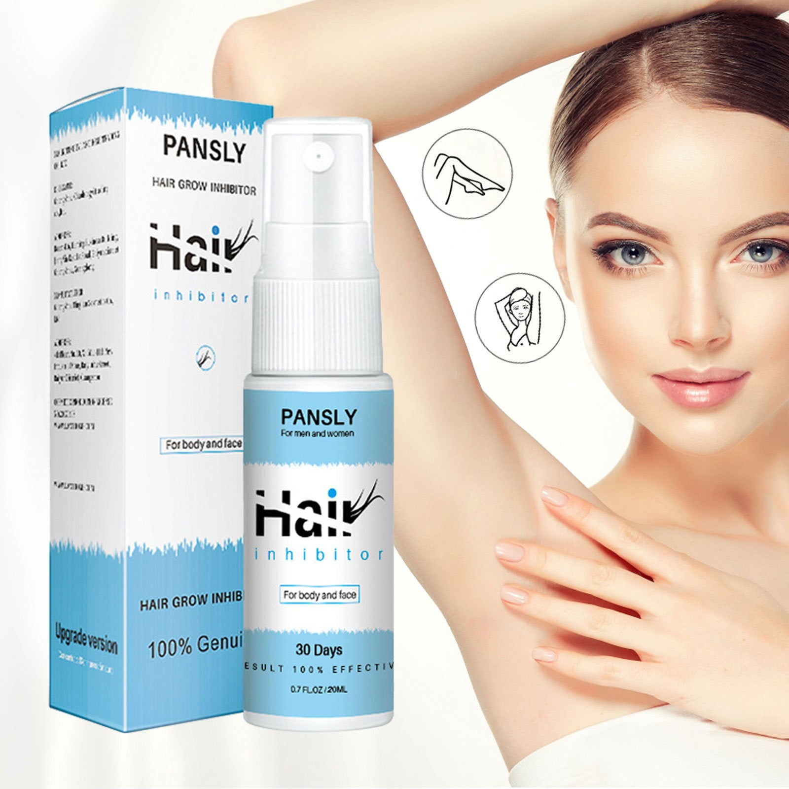 depilatory Exfoliating Hair Non Irritating Hair Stop Growth Spray Hair