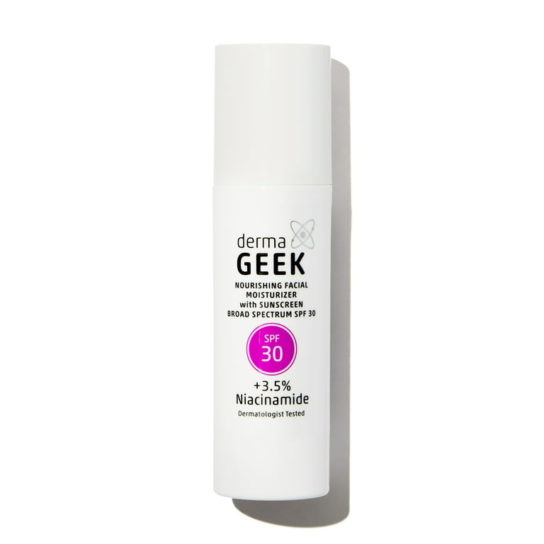 dermaGEEK Nourishing Facial Moisturizer with Broad Spectrum
