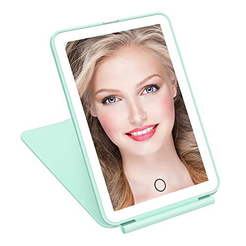 deweisn LED Makeup Mirror for Travel, 32 LEDs Lighted Vanity Mirrors