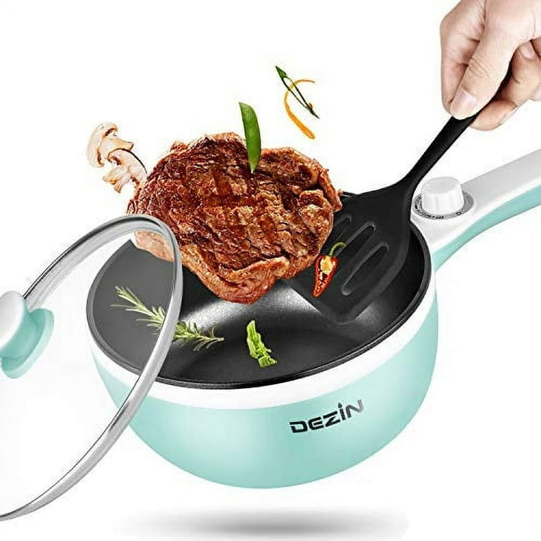 Dezin Electric Hot Pot, Rapid Noodles Cooker, Stainless Steel Mini Pot