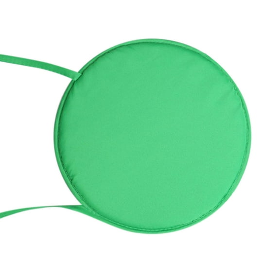 dfutuy 11.8" Round Garden Chair Pads, Non Slip Soft Thick Round Chair Pads Seat Cushion with Ties, Cushion Dining Chair Bistro Cushion for Indoor/Outdoor Stool Patio Home Dining Room