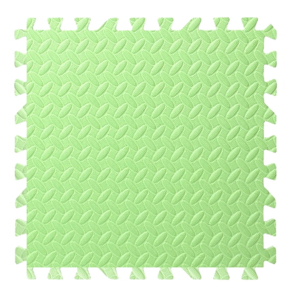 dfutuy 12x12in Interlocking Foam Tiles Leaf Pattern Non Slip Playmat Square Exercise Rug, Easy to Install Jigsaw Puzzle Foam Mat for School Kids Baby Playroom Nursery Gym