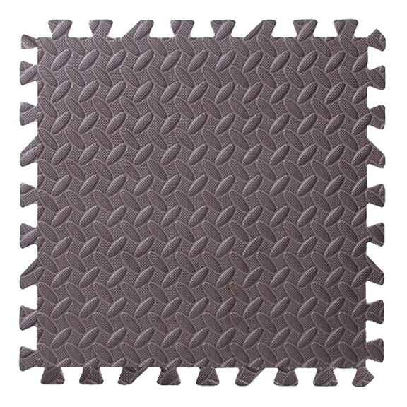 dfutuy 12x12in Interlocking Foam Tiles Leaf Pattern Non Slip Playmat Square Exercise Rug, Easy to Install Jigsaw Puzzle Foam Mat for School Kids Baby Playroom Nursery Gym