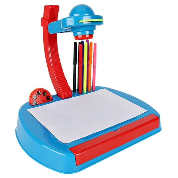 dfutuy 2025 Toy for Children Sale Kids Projector Ainting Projection Desk Writing Board Drawing Board Toy