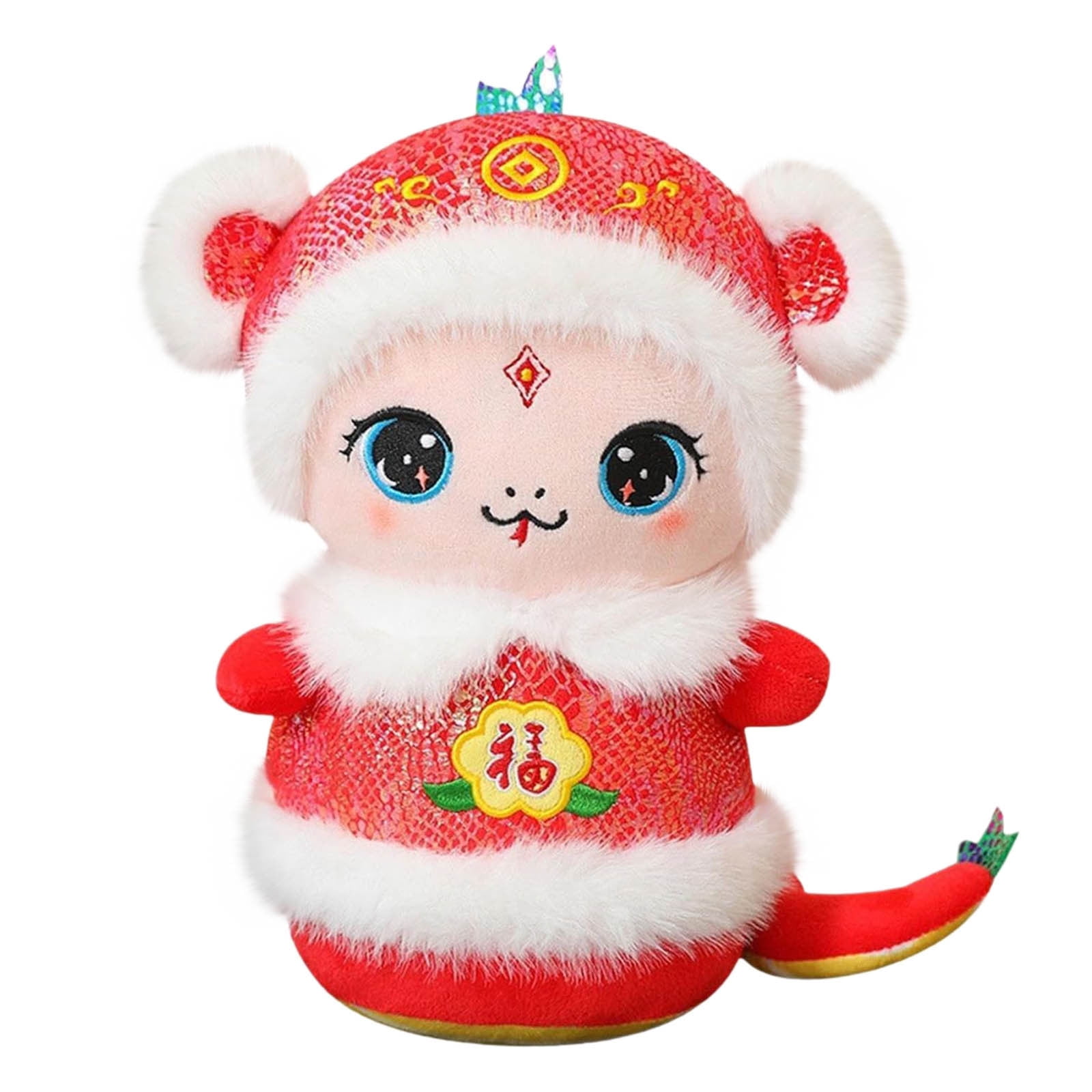 dfutuy 2025 Year of The Snake Plushs Doll Zodiacs Snake Snake Plushs