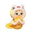 dfutuy Cute Dance Snake Doll 2025 Snake Year Doll Toy Small Snake Doll