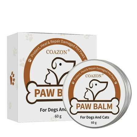 dfutuy Effective Natural Dog Paw Balm Cure, Repairs, and Moisturizes Dry Noses Moisturizer for Cracked Paw 60g 2025 Pet Accessories Sale