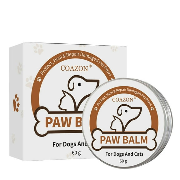 dfutuy Effective Natural Dog Paw Balm Cure, Repairs, and Moisturizes Dry Noses Moisturizer for Cracked Paw 60g 2025 Pet Accessories Sale