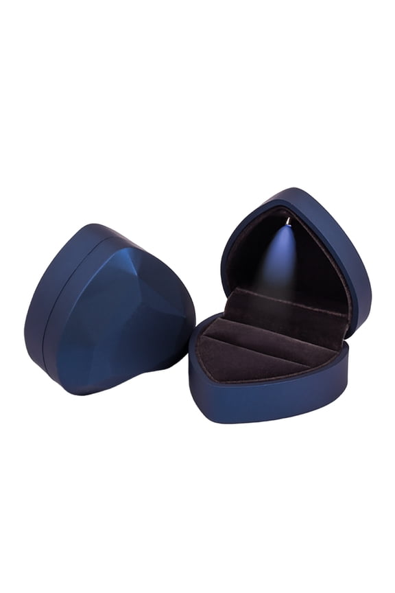 Heart-shaped Diamond Jewelry Box Jewelry Packaging Storage Box with Gift Box Valentine's Day Gift 2025 Sale