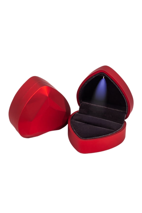 Heart-shaped Diamond Jewelry Box Jewelry Packaging Storage Box with Gift Box Valentine's Day Gift 2025 Sale