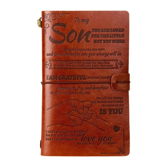 dfutuy I Will Alway Be with You Leather Diary Notebook Sketchbook Diary Reusable Writing Personalized Leather Notebook Perfects Gift 2025 Sale