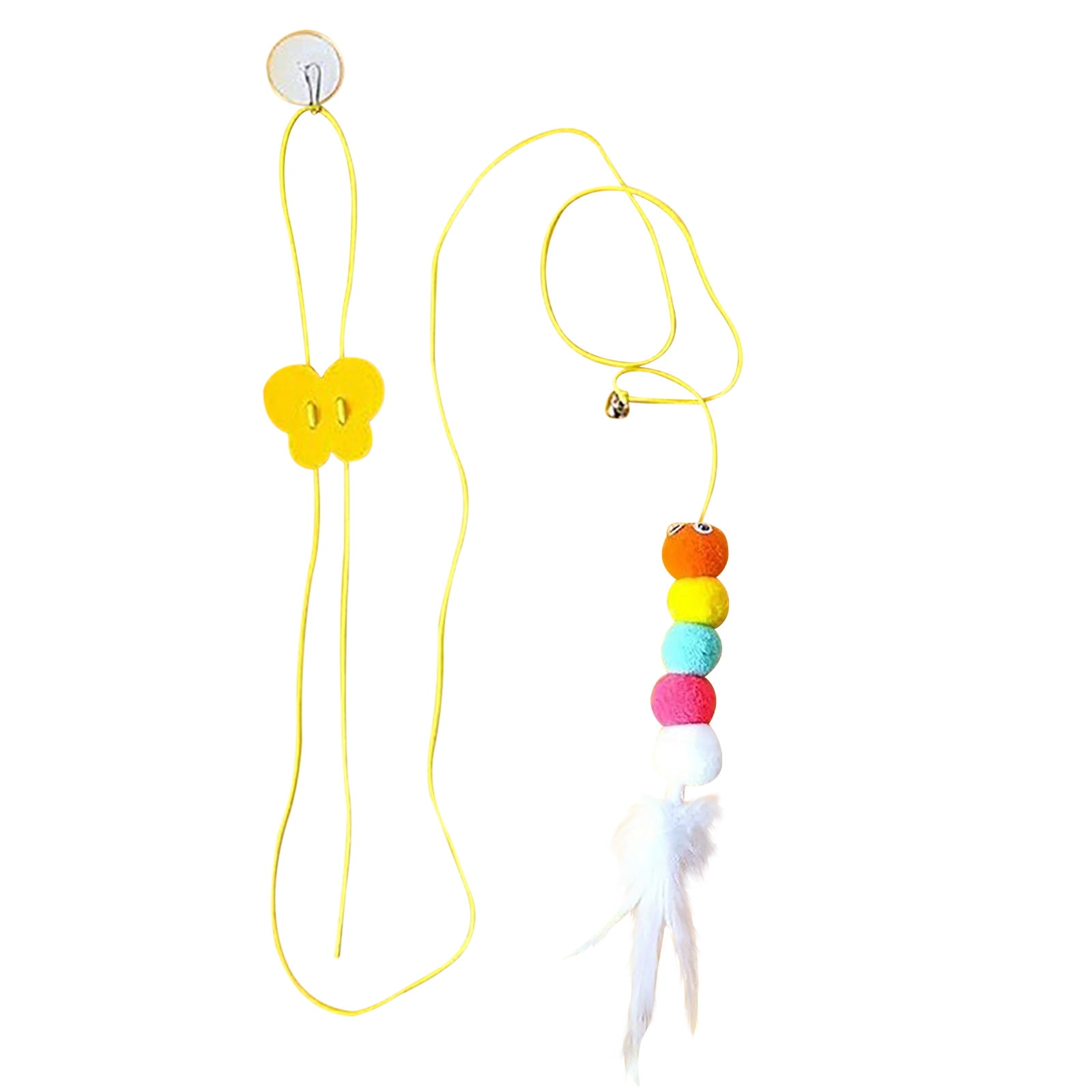 dfutuy Toy Self-hey Hanging Door Retractable Scratching Rope Small ...