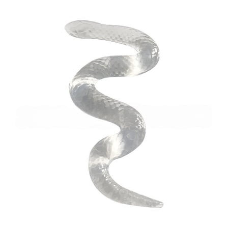 dfutuy Transparent Super Shiny Snake Clip Stress Relief Toys Year of The Snake Toys Stress Relief Toys