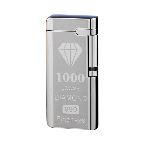 dfutuy Windproof Straight Torch Red Flame Small Torch Lighters Butane Silent Torch Portable Lighter for Men Husband On Birthday 2025 Sale