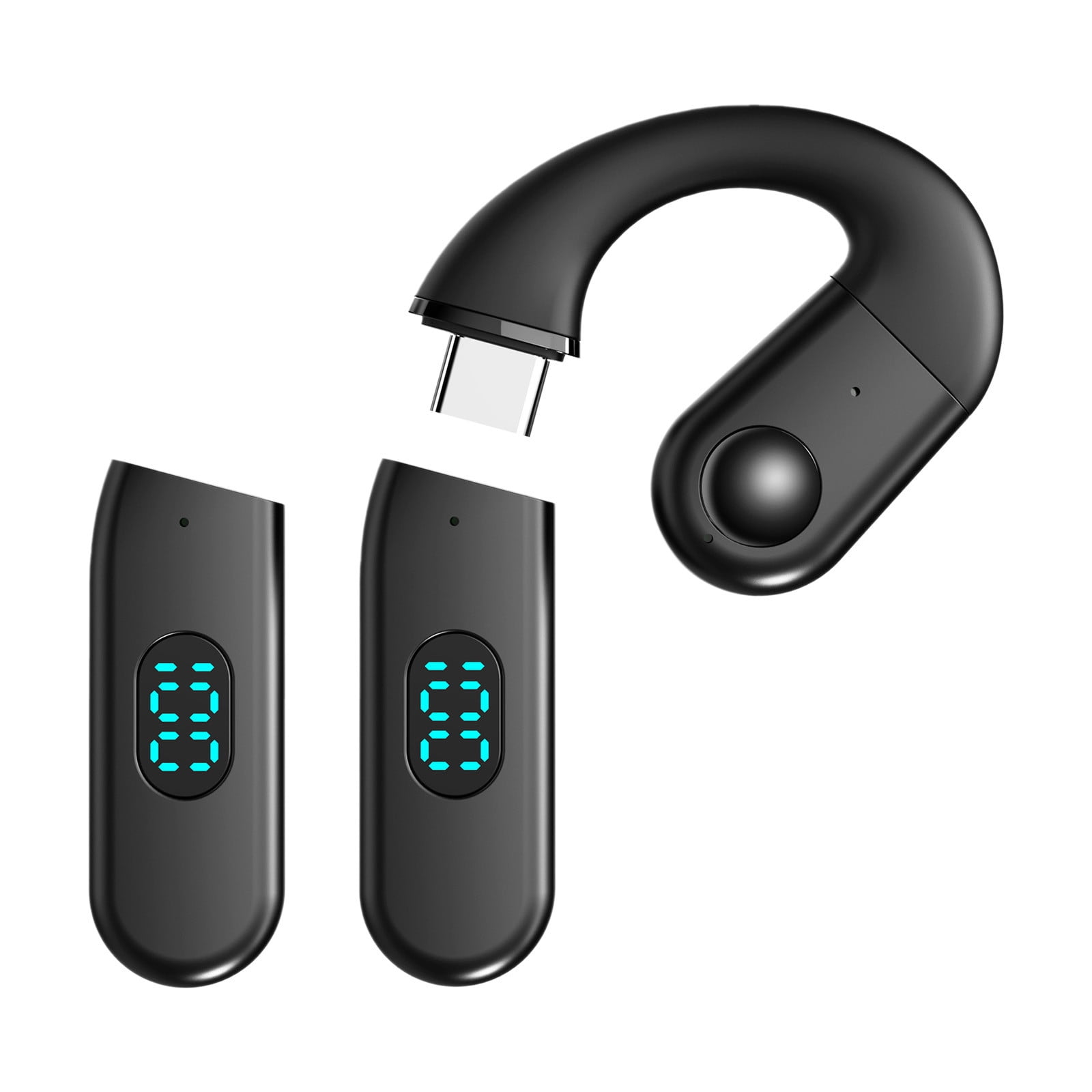 dfutuy Wireless Single Ear Bluetooth Earphones Open Type Non in Ear