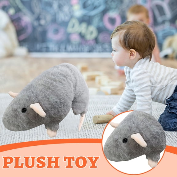 dgysar 10 Inch Fancy Mouse Plush Toy Cute Stuffed Rat Doll Living Room Sofa Decoration Animal Figurine Gift for Students and Family A20