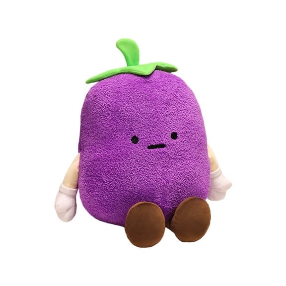 dgysar 24 Inch Soft Plush Toy Vegetable Throw Pillow Eggplant Potato Carrot Ultra-Soft Filling Kawaii Food Cushion for Bedroom Living Room C