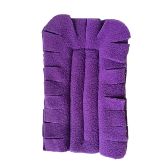 dgysar 360 Heavy Duty Fleece Duster Refills 5PK Washable Microfiber Pads for Ceiling Fan Blinds and Furniture Surfaces (Refills Only) Purple Cover*1