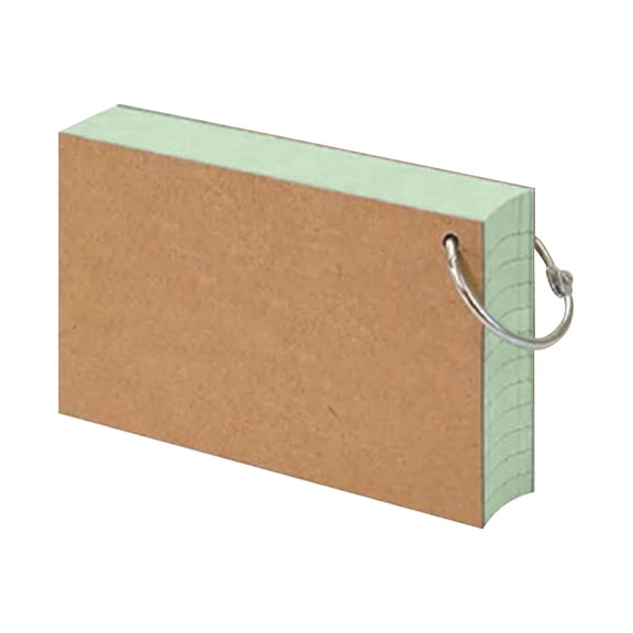 dgysar 3x5 Inch Colored Index Cards with Ring 100Pcs Double Sided Lined Study Cards for Adult Student Memorization and Office Note Taking Mint Green 1-Pack